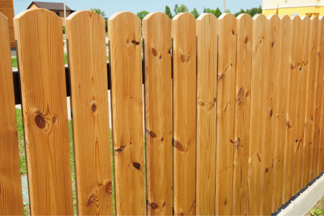 Backyard Wooden Fence